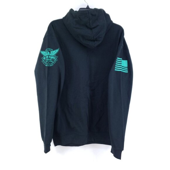 2 We The People Hooded Sweatshirts Mens Size Large Black - Picture 3 of 13